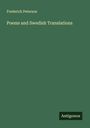 Frederick Peterson: Poems and Swedish Translations, Buch