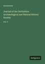 Anonymous: Journal of the Derbyshire Archaeological and Natural History Society, Buch
