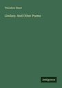 Theodore Shurt: Lindsey. And Other Poems, Buch