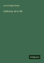 Jacob Wright Harlan: California '46 to '88, Buch