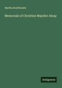 Martha Braithwaite: Memorials of Christine Majolier Alsop, Buch