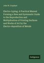 John W. Urquhart: Electro-typing. A Practical Manual Forming a New and Systematic Guide to the Reproduction and Multiplication of Printing Surfaces and Works of Art by the Electro-deposition of Metals, Buch