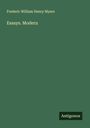 Frederic William Henry Myers: Essays. Modern, Buch