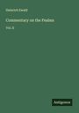 Heinrich Ewald: Commentary on the Psalms, Buch