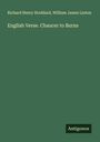Richard Henry Stoddard: English Verse. Chaucer to Burns, Buch