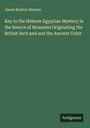 James Ralston Skinner: Key to the Hebrew Egyptian Mystery in the Source of Measures Originating the British Inch and and the Ancient Cubit, Buch