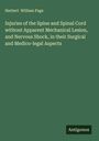 Herbert William Page: Injuries of the Spine and Spinal Cord without Apparent Mechanical Lesion, and Nervous Shock, in their Surgical and Medico-legal Aspects, Buch