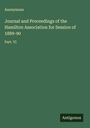 Anonymous: Journal and Proceedings of the Hamilton Association for Session of 1889-90, Buch