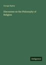 George Ripley: Discourses on the Philosophy of Religion, Buch