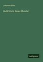 Johannes Kähn: Gedichte in Rieser Mundart, Buch