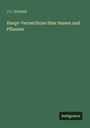 J. C. Schmidt: Haupt-Verzeichniss über Samen und Pflanzen, Buch