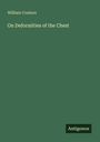 William Coulson: On Deformities of the Chest, Buch