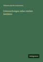 Wilhelm Moritz Keferstein: Untersuchungen ueber niedere Seethiere, Buch