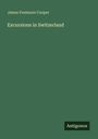 James Fenimore Cooper: Excursions in Switzerland, Buch