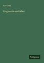 Karl Grün: Fragmente aus Italien, Buch