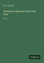 N. W. Wraxall: Posthumous Memoirs of His Own Time, Buch