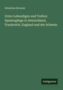 Sebastian Brunner: Unter Lebendigen und Todten: Spaziergänge in Deutschland, Frankreich, England und der Schweiz, Buch