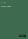 Ernst Fritze: Idalium Novelle, Buch