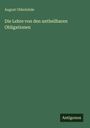 August Ubbelohde: Die Lehre von den untheilbaren Obligationen, Buch