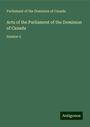 Parliament of the Dominion of Canada: Acts of the Parliament of the Dominion of Canada, Buch