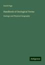 David Page: Handbook of Geological Terms, Buch