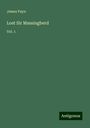 James Payn: Lost Sir Massingberd, Buch