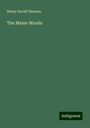 Henry David Thoreau: The Maine Woods, Buch