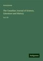 Anonymous: The Canadian Journal of Science, Literature and History, Buch