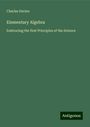 Charles Davies: Elementary Algebra, Buch