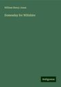 William Henry Jones: Domesday for Wiltshire, Buch