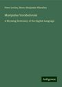 Peter Levins: Manipulus Vocabulorum, Buch