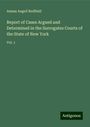 Amasa Angell Redfield: Report of Cases Argued and Determined in the Surrogates Courts of the State of New York, Buch