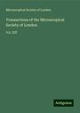 Microscopical Society Of London: Transactions of the Microscopical Society of London, Buch