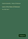 General Assembly - States of Delaware: Laws of the State of Delaware, Buch