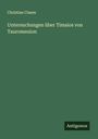 Christian Clasen: Untersuchungen über Timaios von Tauromenion, Buch