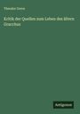 Theodor Greve: Kritik der Quellen zum Leben des ältern Gracchus, Buch
