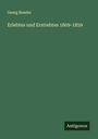 Georg Beseler: Erlebtes und Erstrebtes 1809-1859, Buch