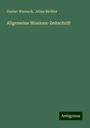 Gustav Warneck: Allgemeine Missions-Zeitschrift, Buch