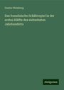 Gustav Weinberg: Das französische Schäferspiel in der ersten Hälfte des siebzehnten Jahrhunderts, Buch