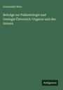 Universität Wien: Beiträge zur Paläontologie und Geologie Österreich-Ungarns und des Orients, Buch