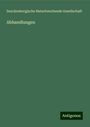 Senckenbergische Naturforschende Gesellschaft: Abhandlungen, Buch