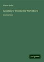 Pfarrer Seiler: Lausitzisch-Wendisches Wörterbuch, Buch