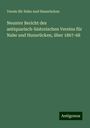 Verein für Nahe und Hunsrücken: Neunter Bericht des antiquarisch-historischen Vereins für Nahe und Hunsrücken, über 1867-68, Buch