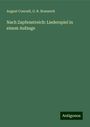 August Conradi: Nach Zapfenstreich: Liederspiel in einem Aufzuge, Buch