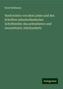 Ernst Raßmann: Nachrichten von dem Leben und den Schriften münsterländischer Schriftsteller des achtzehnten und neunzehnten Jahrhunderts, Buch