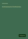 Aristoxenus: Nichtlateinische Schriftzeichen, Buch