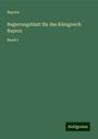 Bayern: Regierungsblatt für das Königreich Bayern, Buch