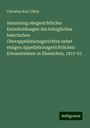 Christian Karl Glück: Sammlung ehegerichtlicher Entscheidungen des königlichen baierischen Oberappellationsgerichtes nebst einigen Appellationsgerichtlichen Erkenntnissen in Ehesachen, 1817-61, Buch