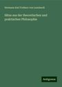 Hermann Karl Freiherr von Leonhardi: Sätze aus der theoretischen und praktischen Philosophie, Buch