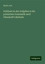 Moritz Joel: Schlüssel zu den Aufgaben in der polnischen Grammatik nach Ollendorff's Methode, Buch